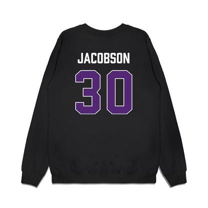 Northern Iowa - NCAA Men's Basketball : Hunter Jacobson - Premium Crewneck Sweatshirt-1