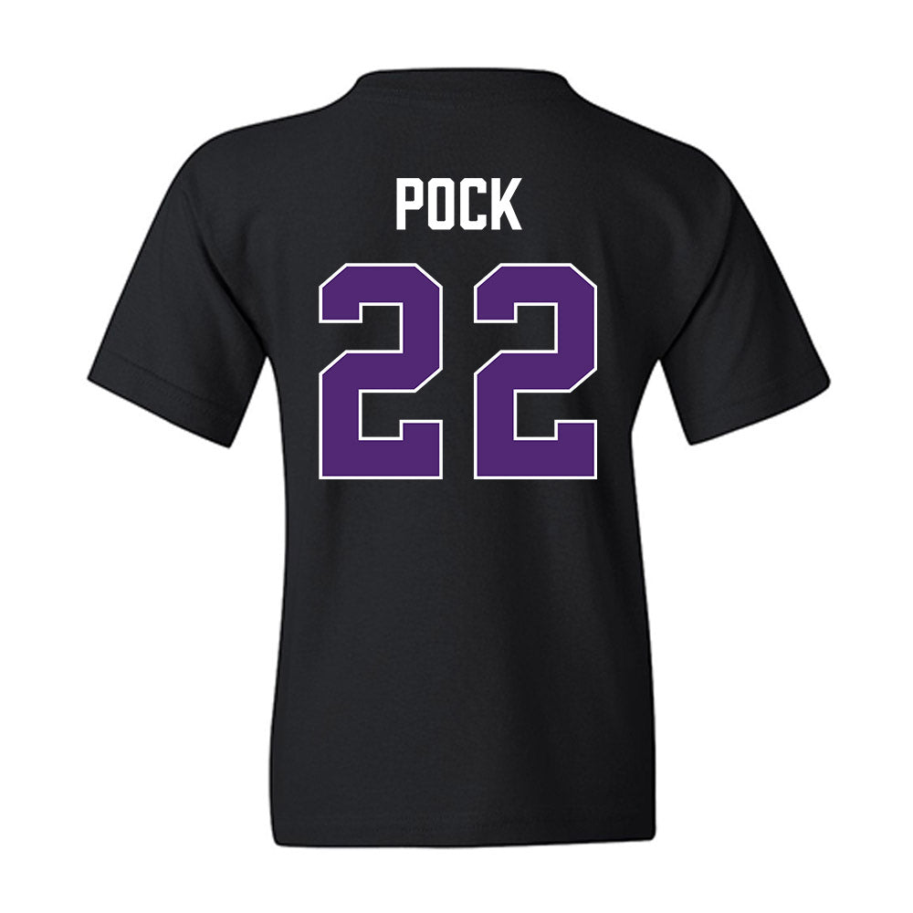 Northern Iowa - NCAA Men's Basketball : Kyle Pock - Youth T-Shirt-1