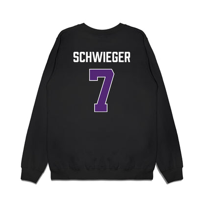 Northern Iowa - NCAA Men's Basketball : Ben Schwieger - Premium Crewneck Sweatshirt-1