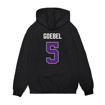 Northern Iowa - NCAA Women's Basketball : Ryley Goebel - Premium Hooded Sweatshirt-1
