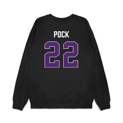 Northern Iowa - NCAA Men's Basketball : Kyle Pock - Premium Crewneck Sweatshirt-1