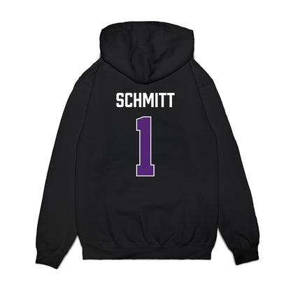 Northern Iowa - NCAA Men's Basketball : Cael Schmitt - Premium Hooded Sweatshirt-1