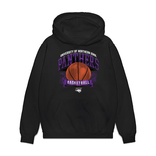 Northern Iowa - NCAA Men's Basketball : Cael Schmitt - Premium Hooded Sweatshirt-0