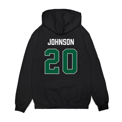 Hawaii - NCAA Men's Basketball : Isaac Johnson - Vintage Shersey Premium Hooded Sweatshirt-1