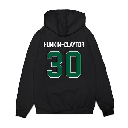 Hawaii - NCAA Men's Basketball : Aaron Hunkin-Claytor - Vintage Shersey Premium Hooded Sweatshirt-1