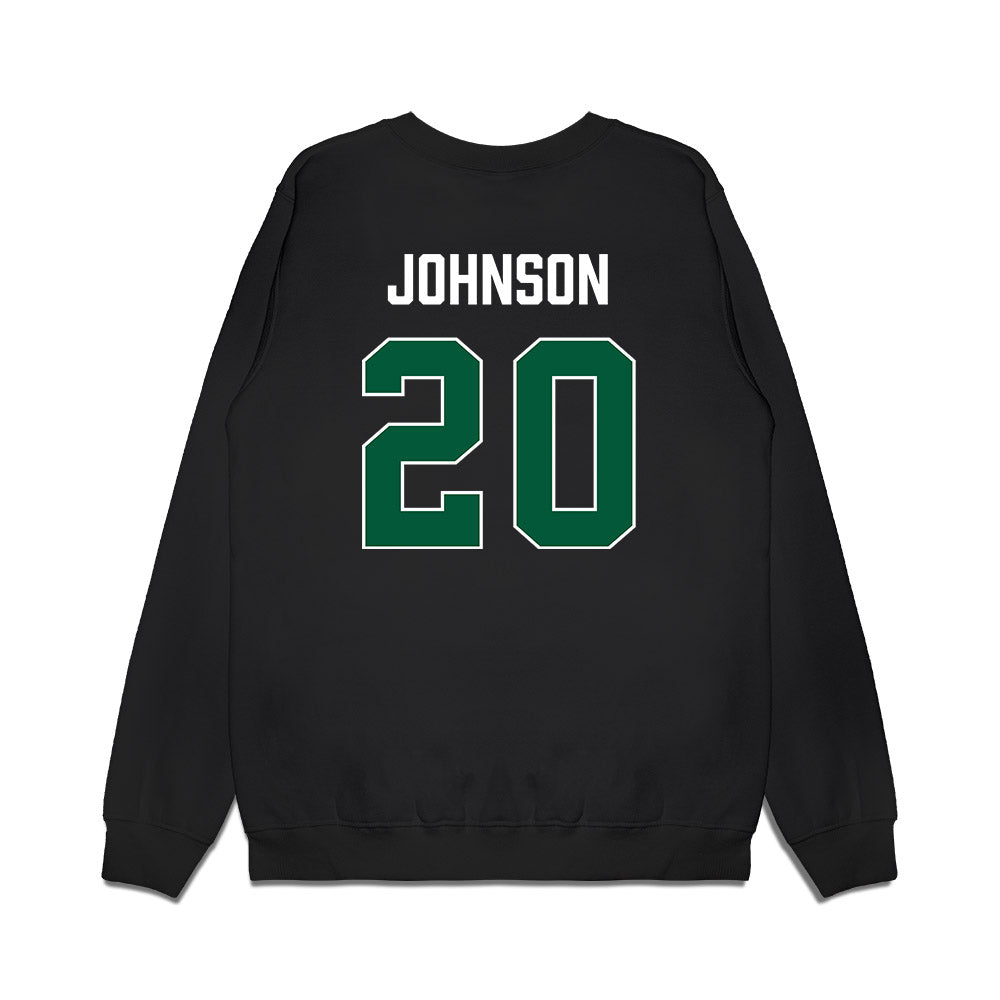 Hawaii - NCAA Men's Basketball : Isaac Johnson - Vintage Shersey Premium Crewneck Sweatshirt-1