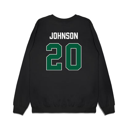 Hawaii - NCAA Men's Basketball : Isaac Johnson - Vintage Shersey Premium Crewneck Sweatshirt-1