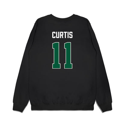 Hawaii - NCAA Women's Basketball : Keiara Curtis - Vintage Shersey Premium Crewneck Sweatshirt-1