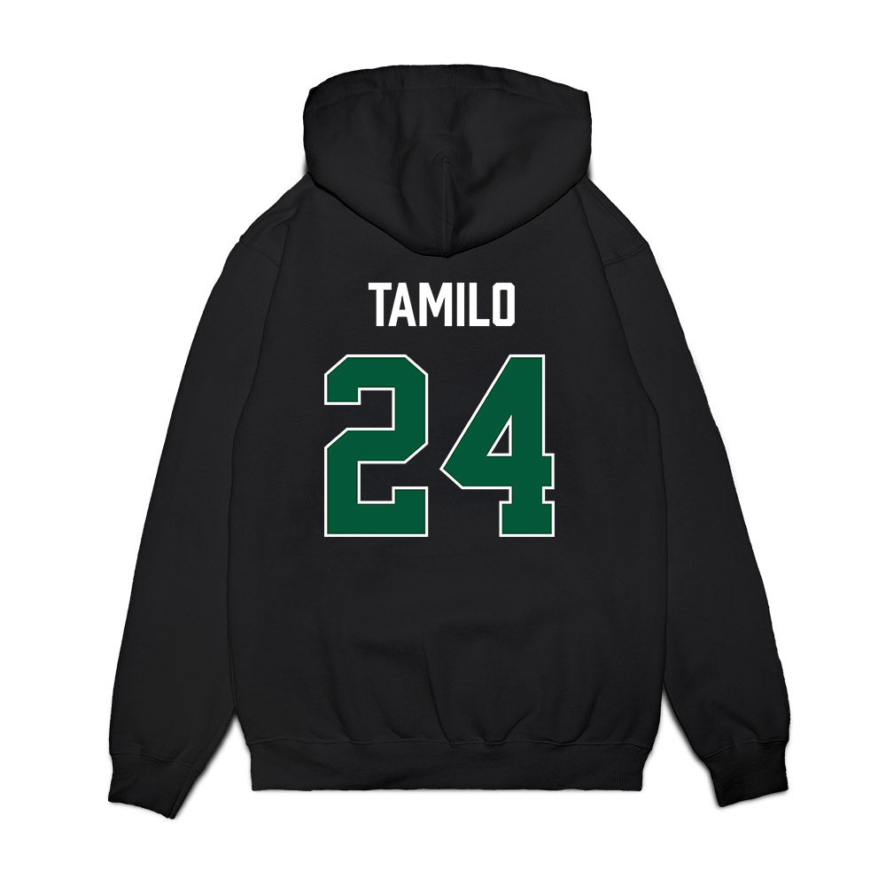 Hawaii - NCAA Women's Basketball : Ritorya Tamilo - Vintage Shersey Premium Hooded Sweatshirt-1