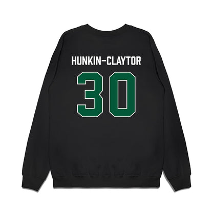 Hawaii - NCAA Men's Basketball : Aaron Hunkin-Claytor - Vintage Shersey Premium Crewneck Sweatshirt-1