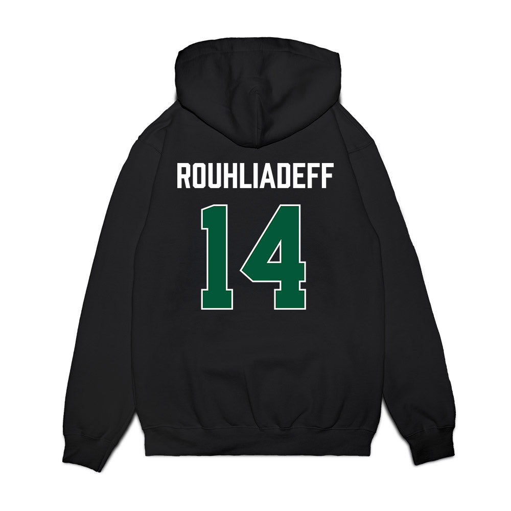 Hawaii - NCAA Men's Basketball : Harry Rouhliadeff - Vintage Shersey Premium Hooded Sweatshirt-1