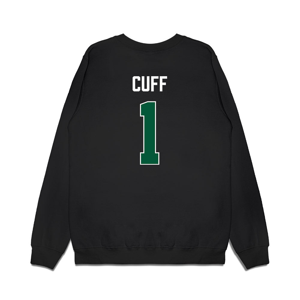 Hawaii - NCAA Men's Basketball : Tanner Cuff - Vintage Shersey Premium Crewneck Sweatshirt-1