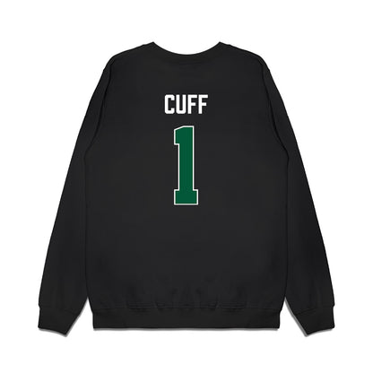Hawaii - NCAA Men's Basketball : Tanner Cuff - Vintage Shersey Premium Crewneck Sweatshirt-1