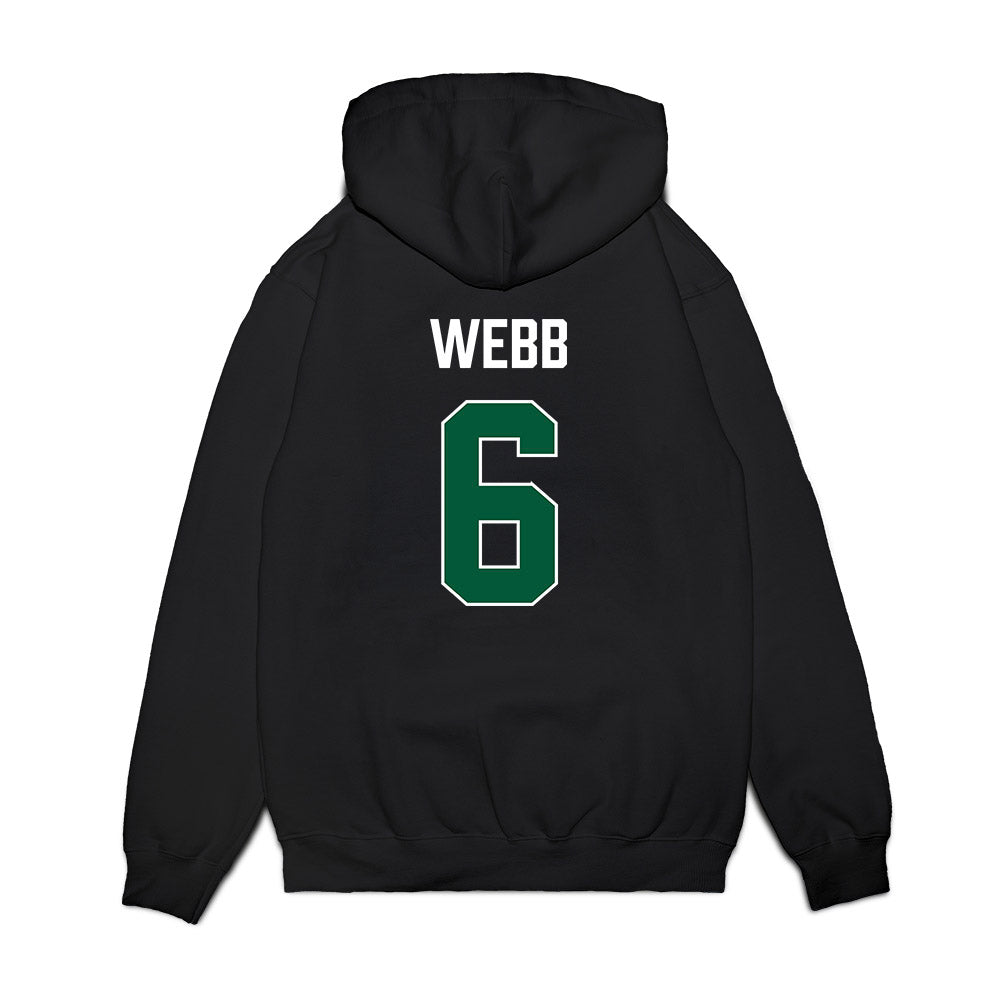 Hawaii - NCAA Women's Basketball : Kyra Webb - Vintage Shersey Premium Hooded Sweatshirt-1