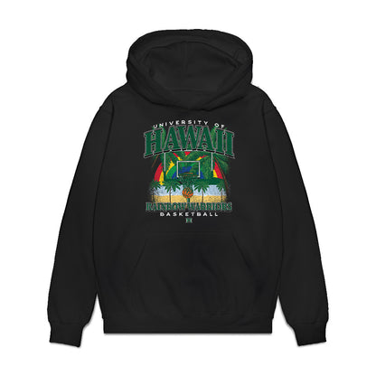 Hawaii - NCAA Women's Basketball : Ritorya Tamilo - Vintage Shersey Premium Hooded Sweatshirt-0