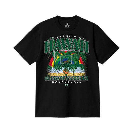 Hawaii - NCAA Men's Basketball : Bol Dengdit - Vintage Shersey Comfort Colors T-Shirt-0