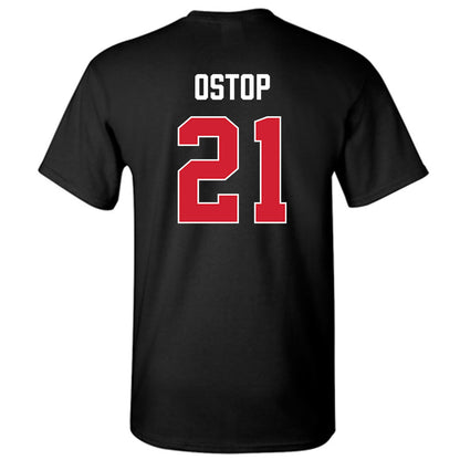 Fairfield - NCAA Men's Basketball : Tanner Ostop - Vintage Shersey T-Shirt-1