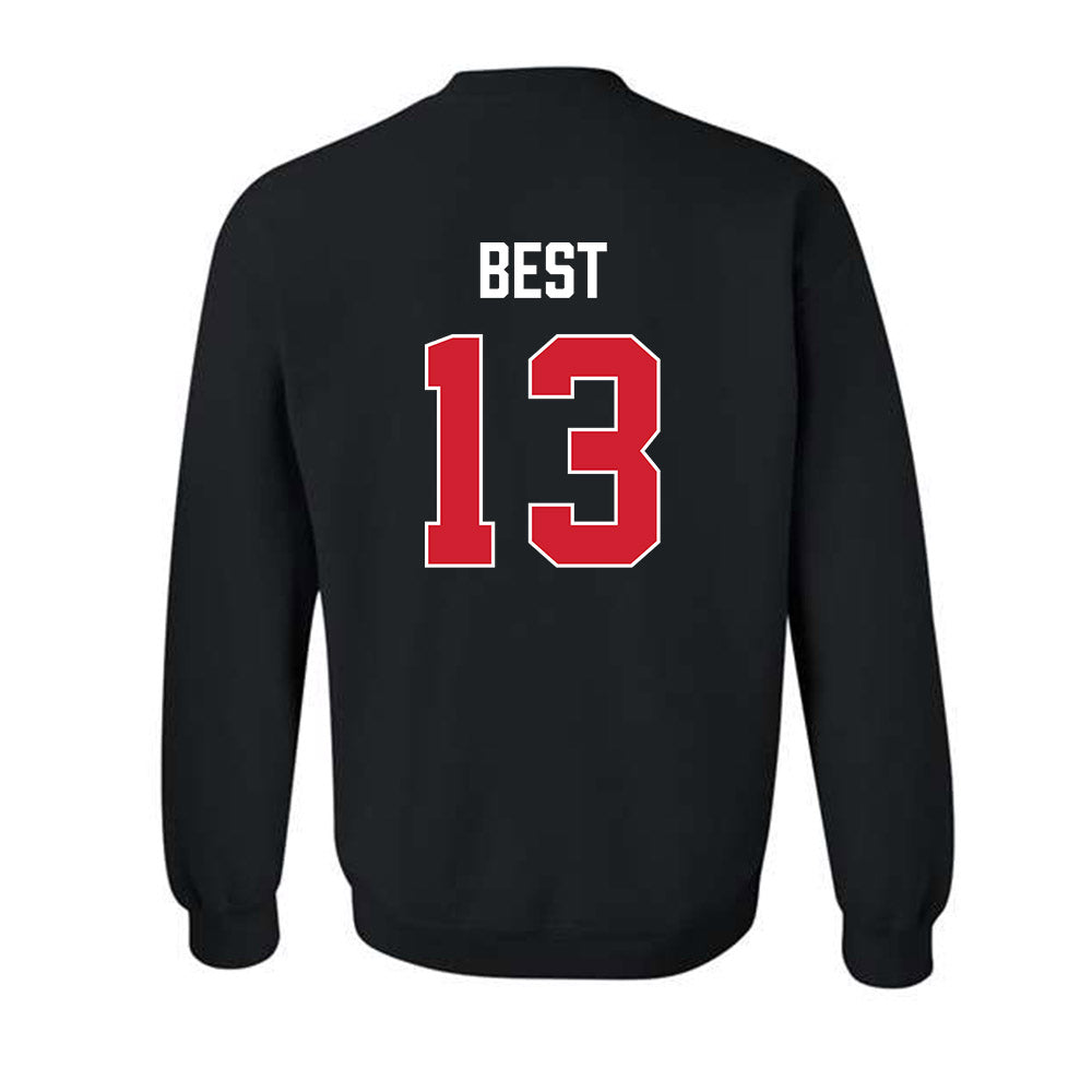Fairfield - NCAA Men's Basketball : Noah Best - Vintage Shersey Crewneck Sweatshirt-1