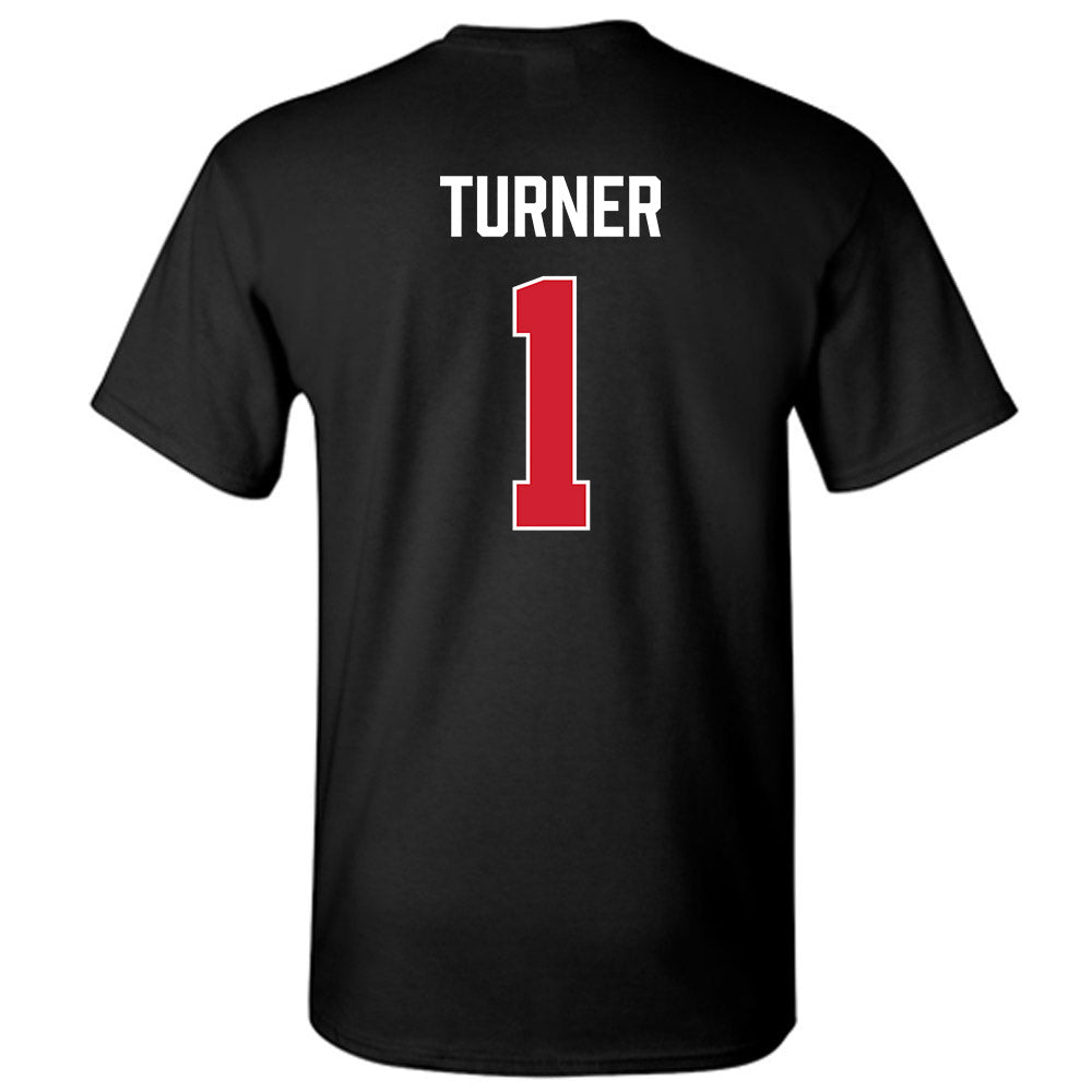 Fairfield - NCAA Men's Basketball : Deuce Turner - Vintage Shersey T-Shirt-1