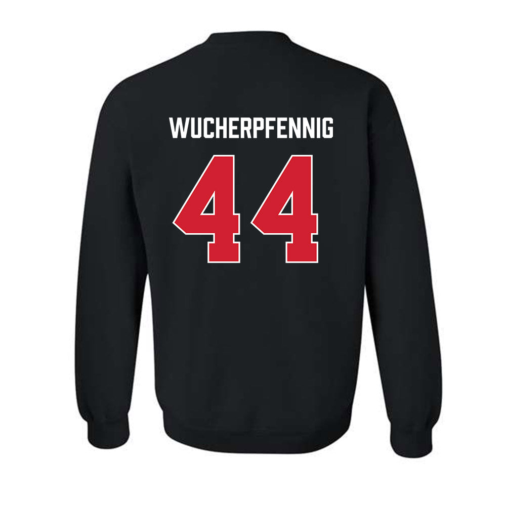 Fairfield - NCAA Men's Basketball : Declan Wucherpfennig - Vintage Shersey Crewneck Sweatshirt-1