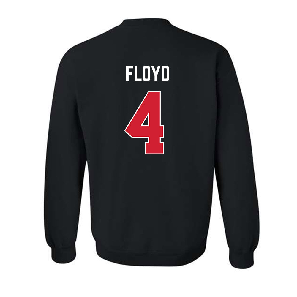 Fairfield - NCAA Men's Basketball : Jasper Floyd - Vintage Shersey Crewneck Sweatshirt-1