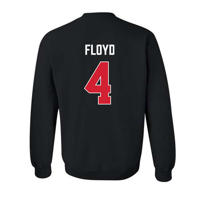 Fairfield - NCAA Men's Basketball : Jasper Floyd - Vintage Shersey Crewneck Sweatshirt-1