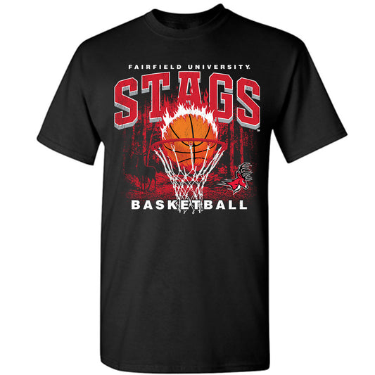 Fairfield - NCAA Men's Basketball : Jamell Hatchett - Vintage Shersey T-Shirt-0