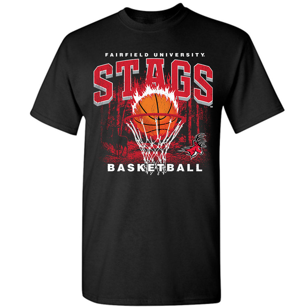 Fairfield - NCAA Men's Basketball : Ryan Zan - Vintage Shersey T-Shirt-0