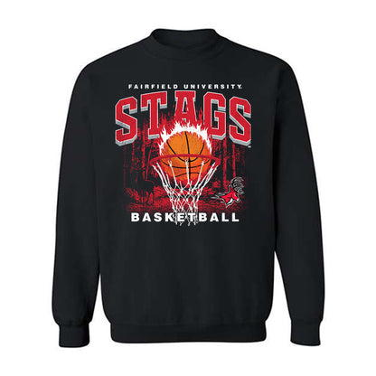 Fairfield - NCAA Men's Basketball : Eric Mejia - Vintage Shersey Crewneck Sweatshirt-0