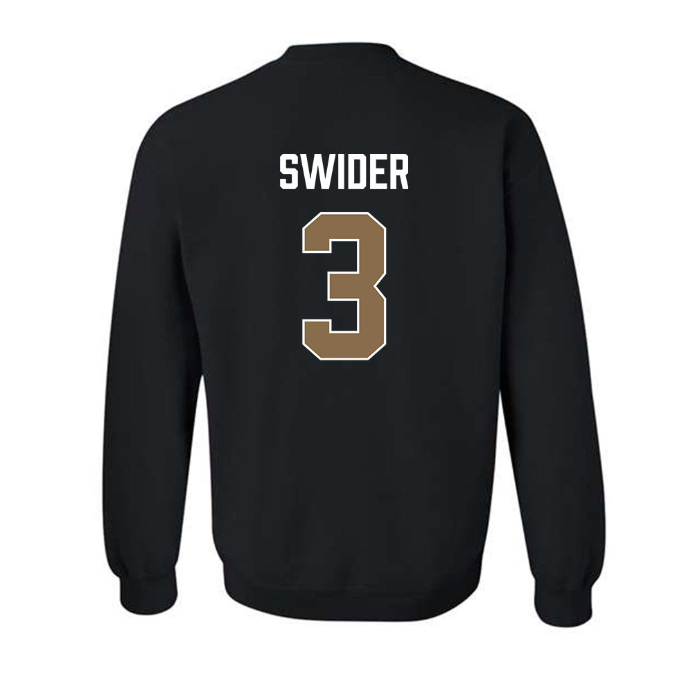 Wofford - NCAA Women's Basketball : Courtney Swider - Vintage Shersey Crewneck Sweatshirt-1