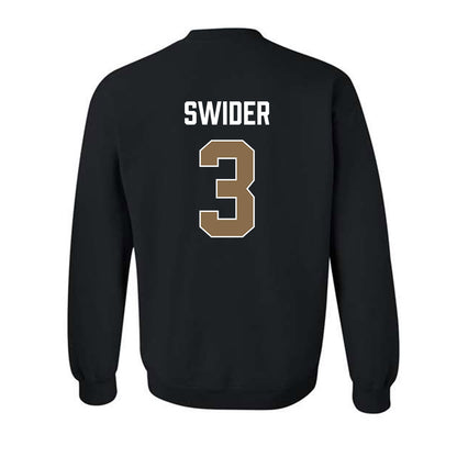 Wofford - NCAA Women's Basketball : Courtney Swider - Vintage Shersey Crewneck Sweatshirt-1