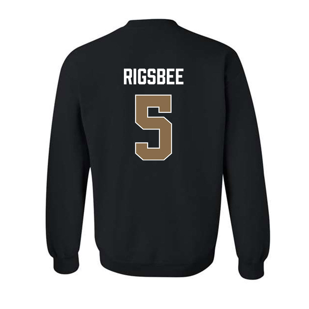 Wofford - NCAA Men's Basketball : Brendan Rigsbee - Vintage Shersey Crewneck Sweatshirt-1