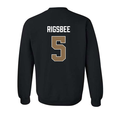 Wofford - NCAA Men's Basketball : Brendan Rigsbee - Vintage Shersey Crewneck Sweatshirt-1