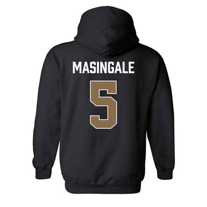 Wofford - NCAA Women's Basketball : Molly Masingale - Vintage Shersey Hooded Sweatshirt-1