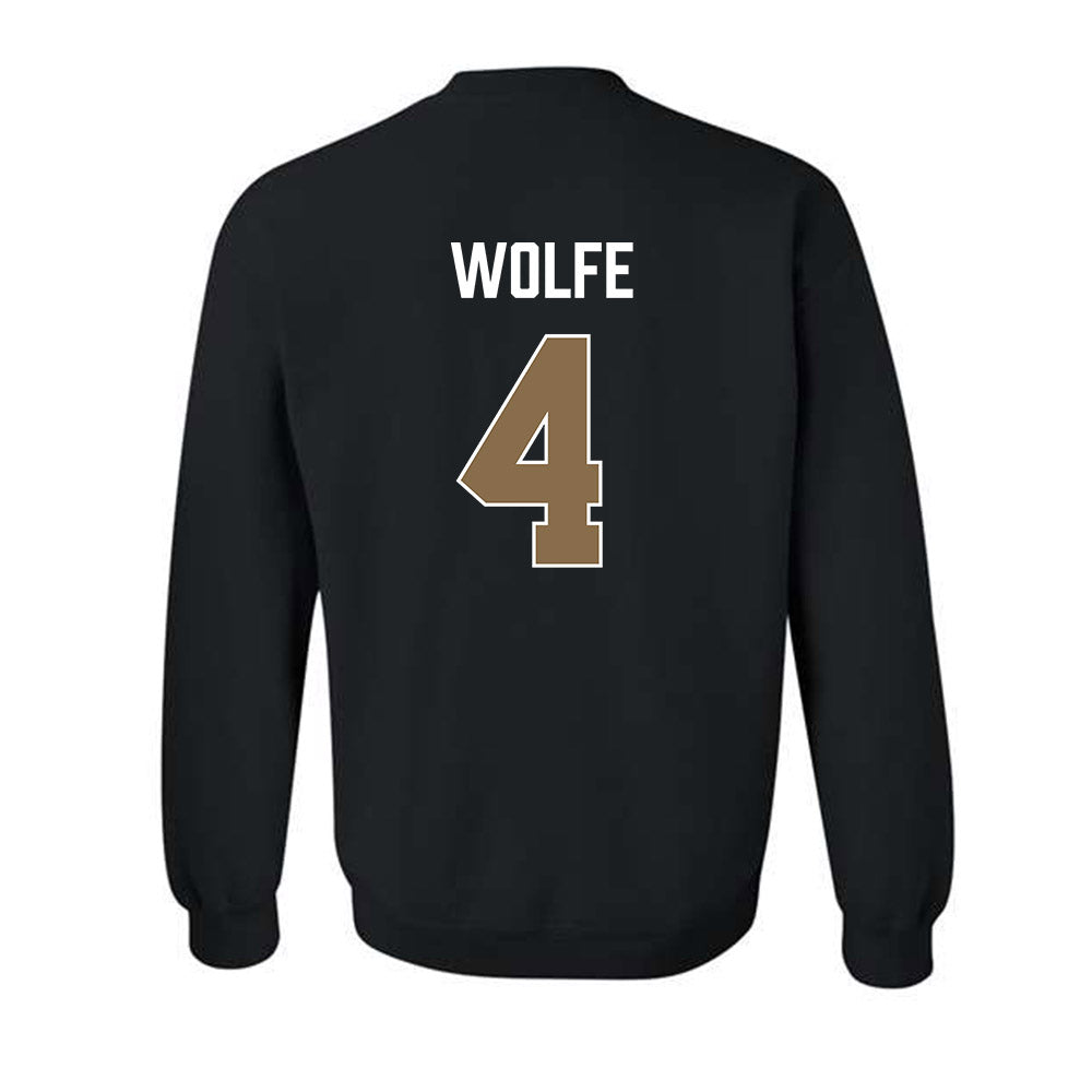 Wofford - NCAA Women's Basketball : Sienna Wolfe - Vintage Shersey Crewneck Sweatshirt-1