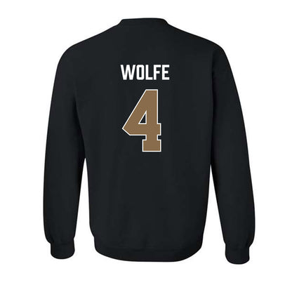Wofford - NCAA Women's Basketball : Sienna Wolfe - Vintage Shersey Crewneck Sweatshirt-1