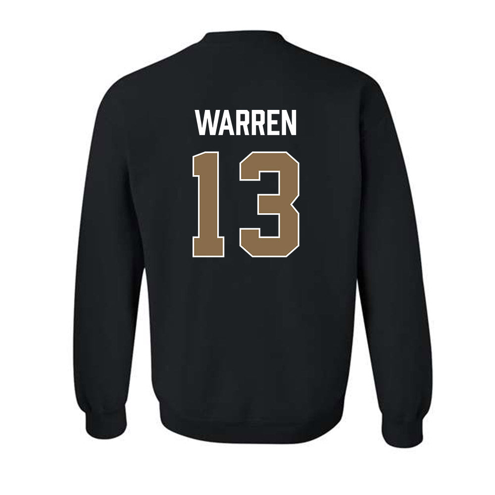 Wofford - NCAA Women's Basketball : Toni Warren - Vintage Shersey Crewneck Sweatshirt-1