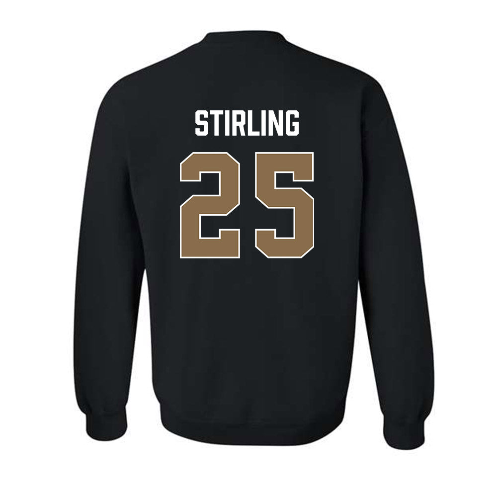 Wofford - NCAA Men's Basketball : Rex Stirling - Vintage Shersey Crewneck Sweatshirt-1