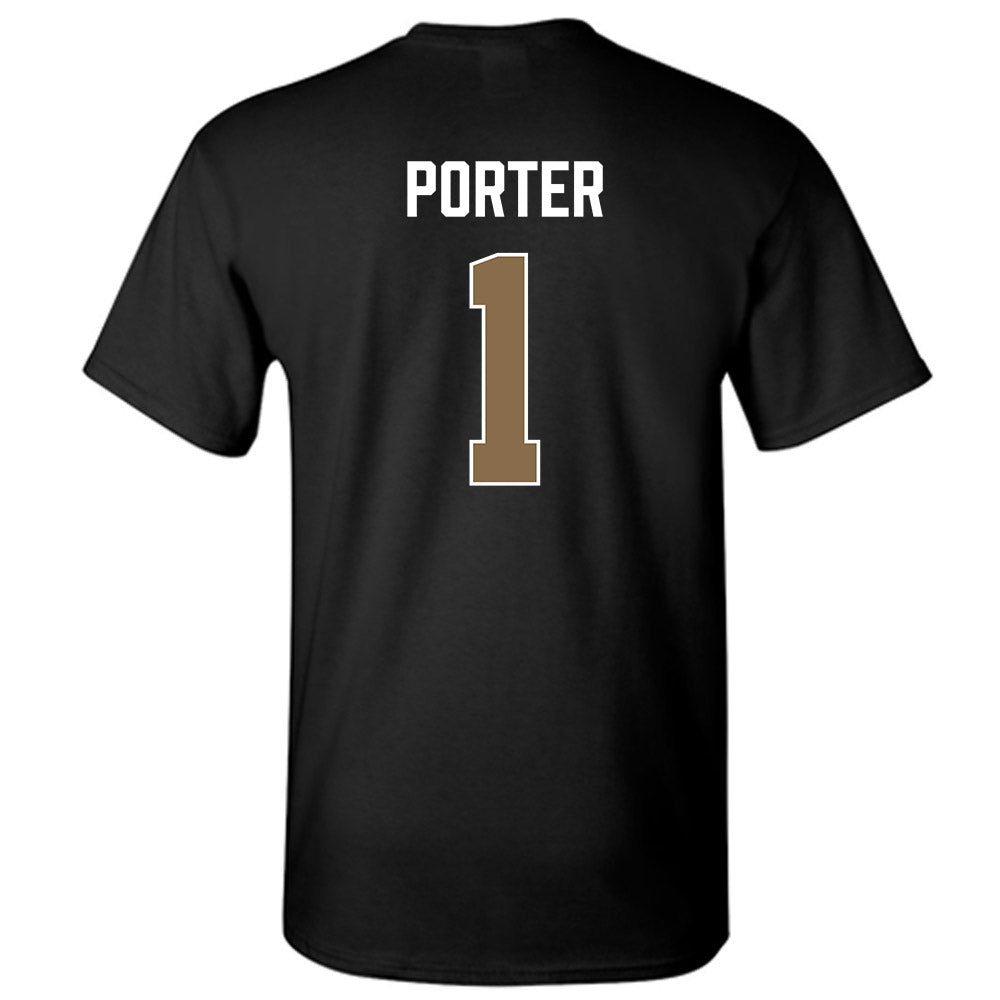 Wofford - NCAA Women's Basketball : Elli Porter - Vintage Shersey T-Shirt-1