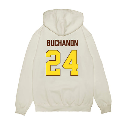 Western Michigan - NCAA Women's Basketball : Kaylyn Buchanon - Vintage Basketball Premium Hooded Sweatshirt-1