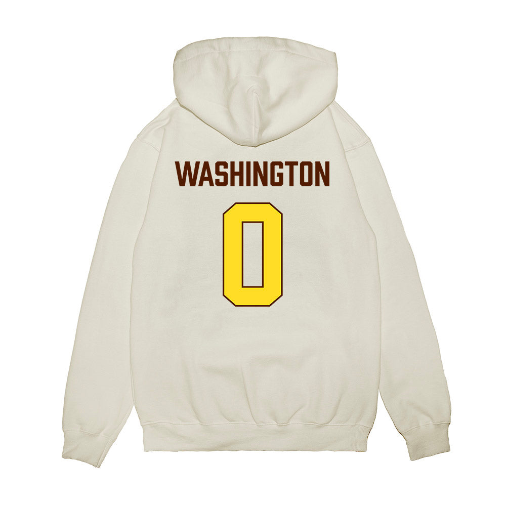 Western Michigan - NCAA Men's Basketball : Jaylen Washington - Vintage Basketball Premium Hooded Sweatshirt-1