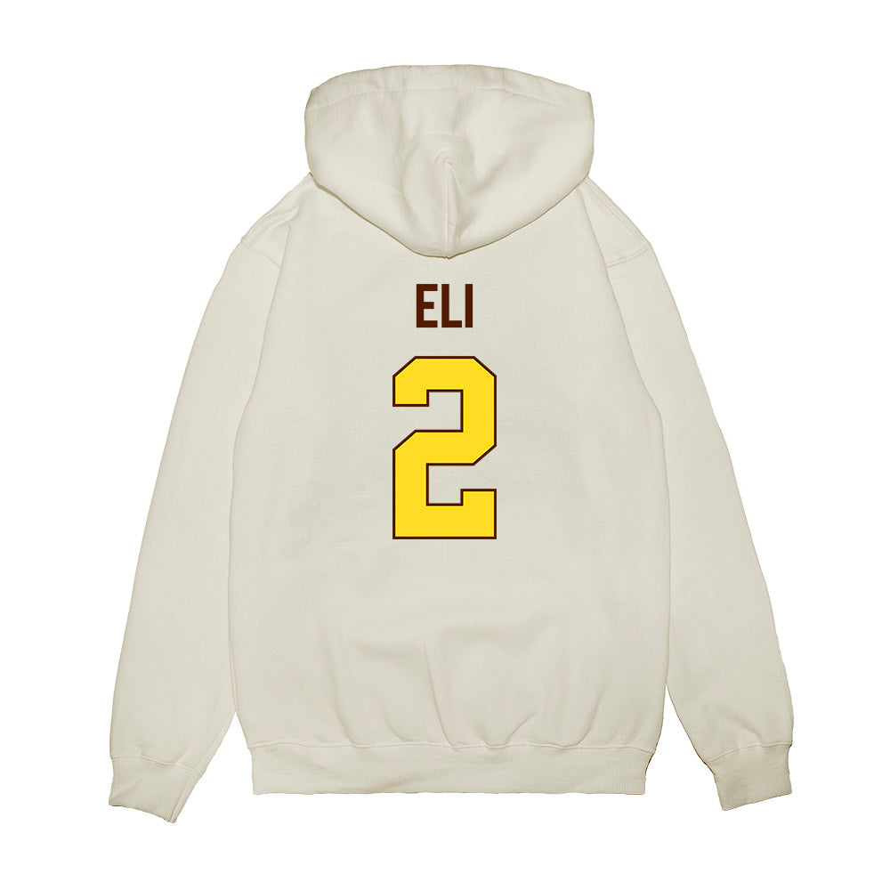 Western Michigan - NCAA Men's Basketball : Joshua Eli - Vintage Basketball Premium Hooded Sweatshirt-1