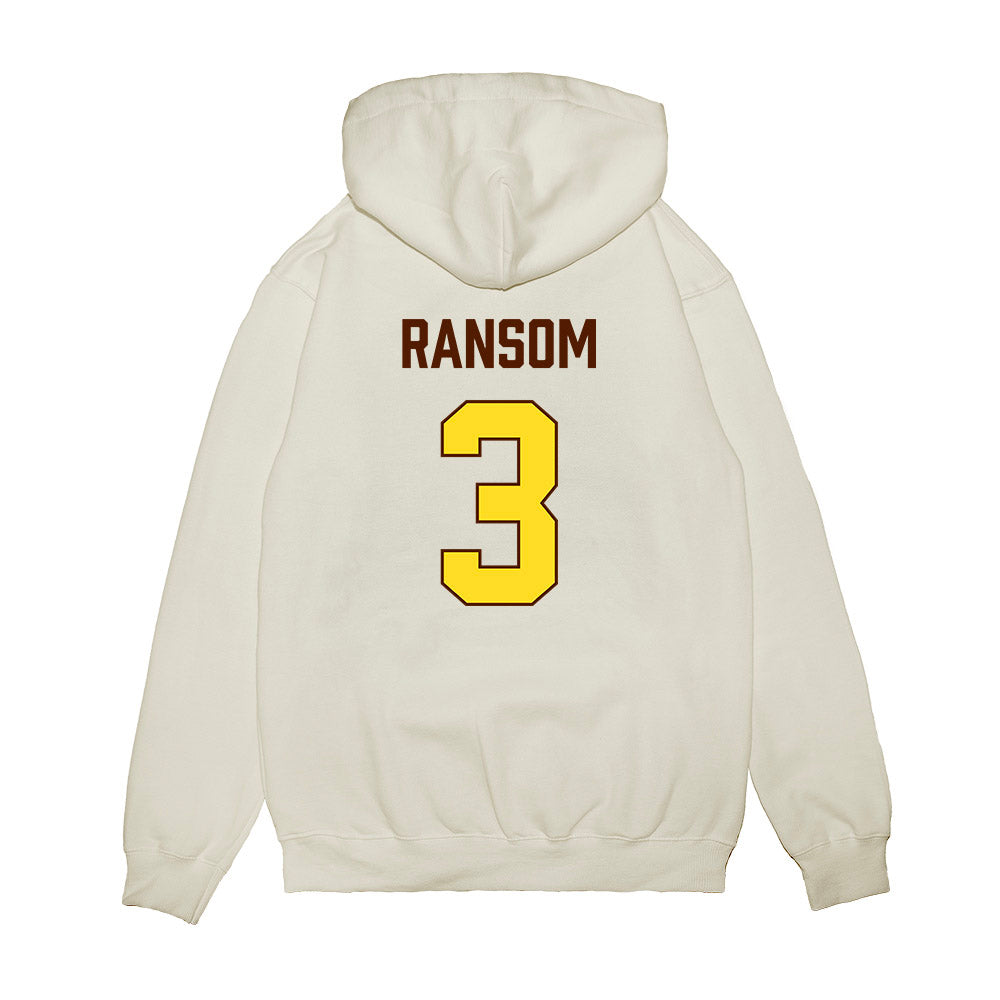 Western Michigan - NCAA Women's Basketball : Zuri Ransom - Vintage Basketball Premium Hooded Sweatshirt-1