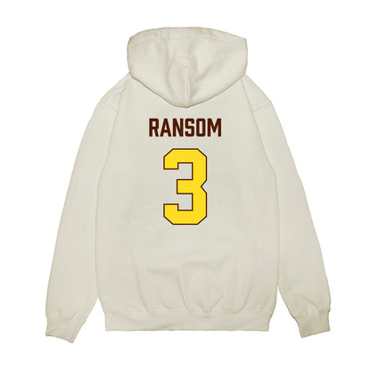Western Michigan - NCAA Women's Basketball : Zuri Ransom - Vintage Basketball Premium Hooded Sweatshirt-1