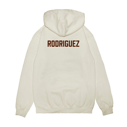 Western Michigan - NCAA Women's Basketball : Vanessa Rodriguez - Vintage Basketball Premium Hooded Sweatshirt-1