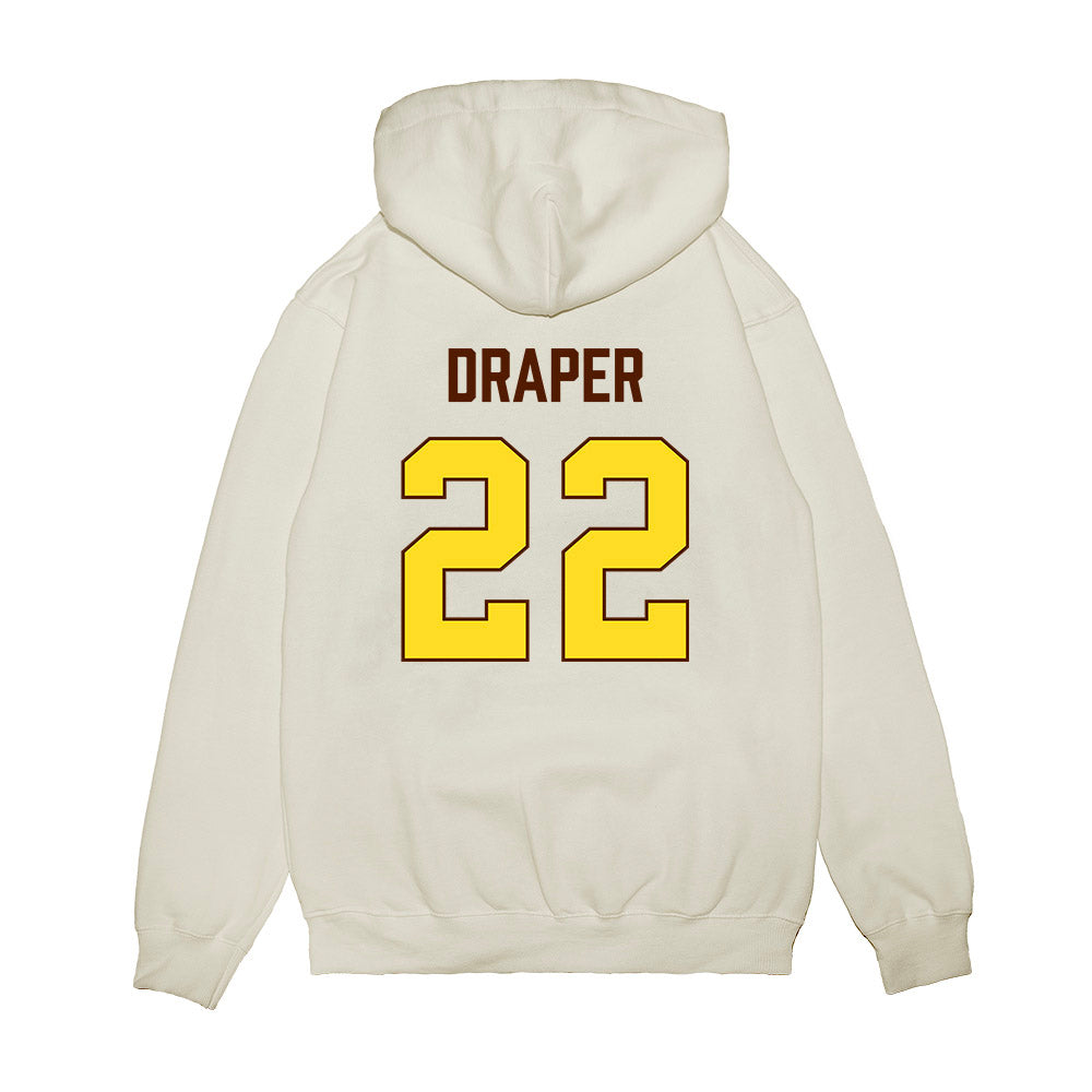 Western Michigan - NCAA Men's Basketball : Ramere Draper - Vintage Basketball Premium Hooded Sweatshirt-1