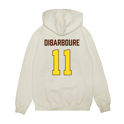 Western Michigan - NCAA Women's Basketball : Emma Dibarboure - Vintage Basketball Premium Hooded Sweatshirt-1