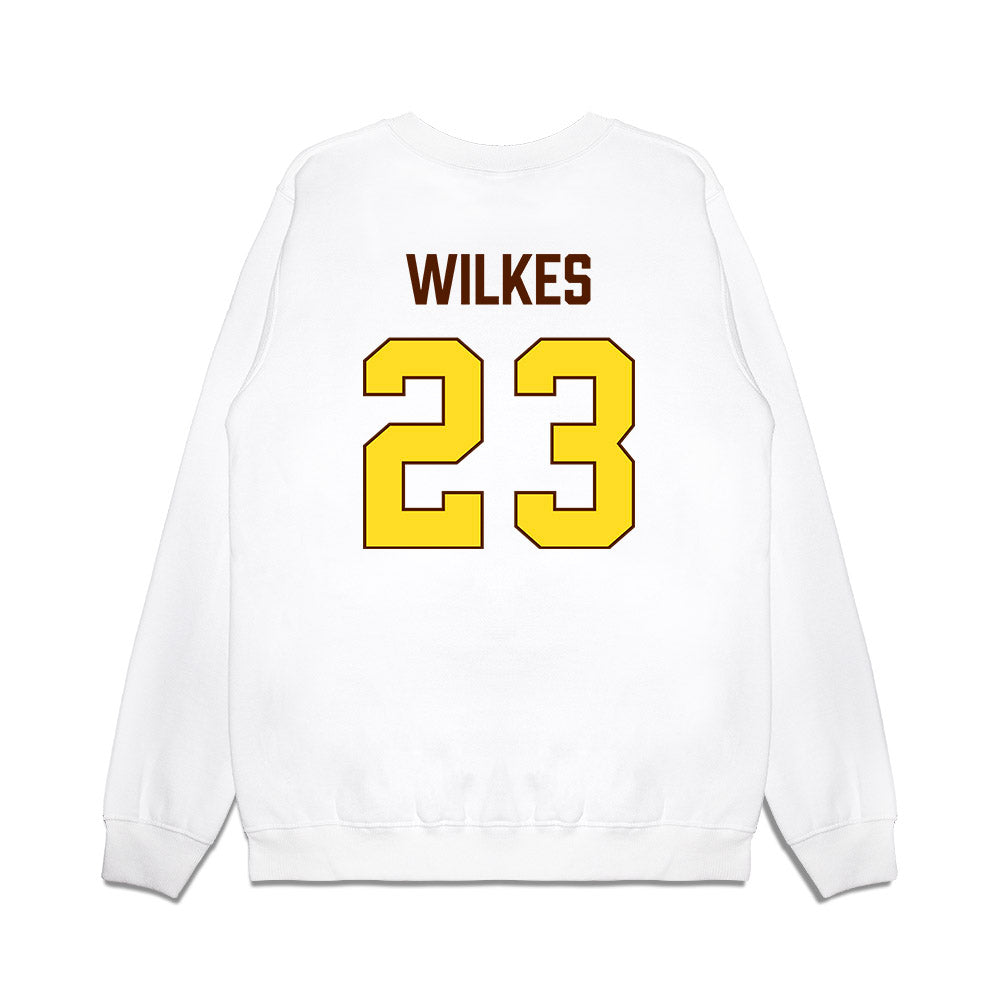 Western Michigan - NCAA Women's Basketball : Ariana Wilkes - Vintage Basketball Premium Crewneck Sweatshirt-1