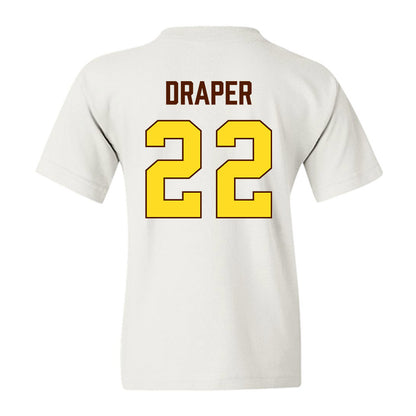 Western Michigan - NCAA Men's Basketball : Ramere Draper - Vintage Basketball Youth T-Shirt-1