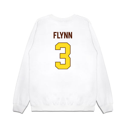 Western Michigan - NCAA Women's Basketball : Olivia Flynn - Vintage Basketball Premium Crewneck Sweatshirt-1
